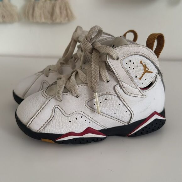 Nike Air Jordan 7 Retro EUC 
Cardinal TD Size 8C Toddler - Picture 2 of 5